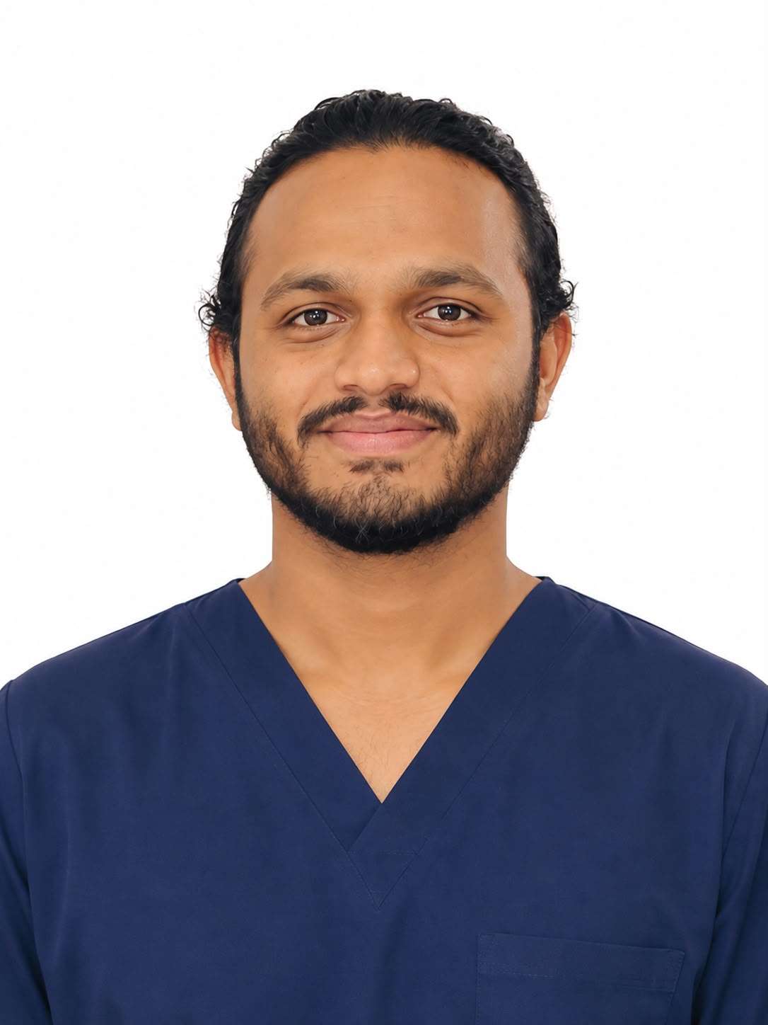 Portrait illustration of Derik Prasai